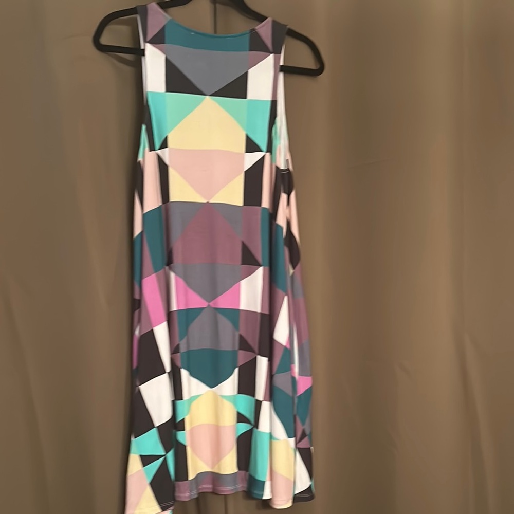 Mara Hoffman Geometric Multicolor Sleeveless Dress - image 6